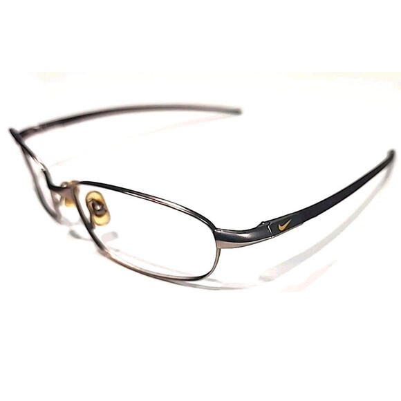 Nike 4104S EV0446 282 No Lenses Brown Metal Wrap Sunglasses Frame 56-18 135